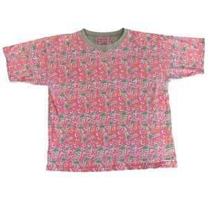 Vintage 1992 Segrets Size M Unisex Tee Short Sleeves T Shirt Camels Palm Trees